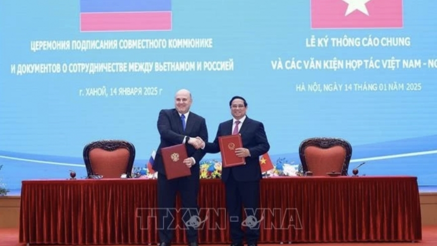 Joint communiqué on Russian PM's official visit to Vietnam